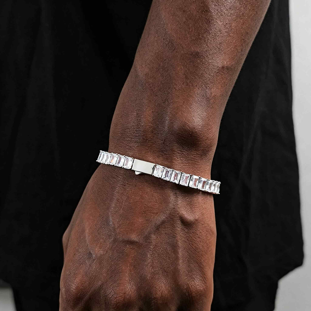 6mm Bling Baguette CZ Tennis Bracelet