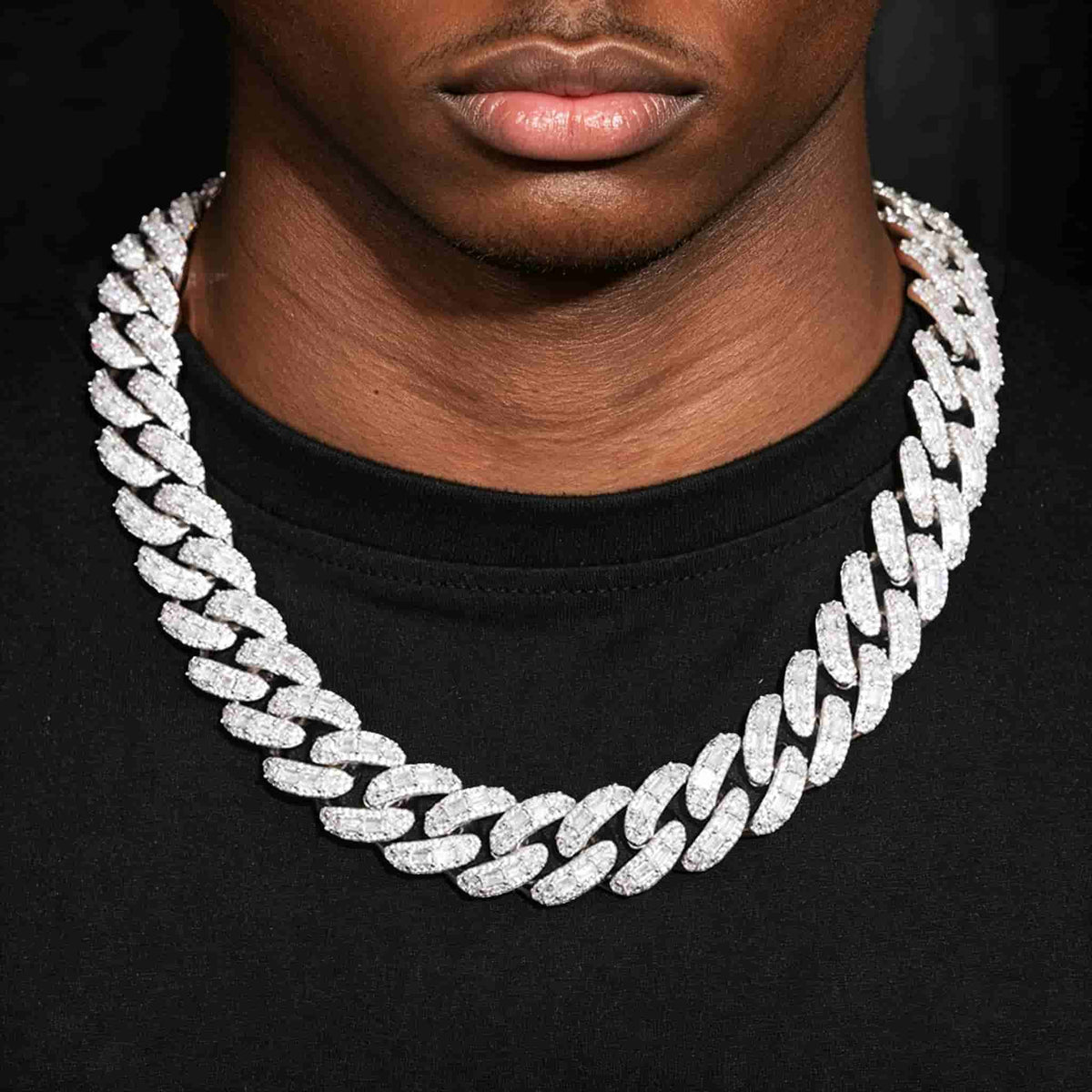 20mm Gold Bubble Cuban Link Chain