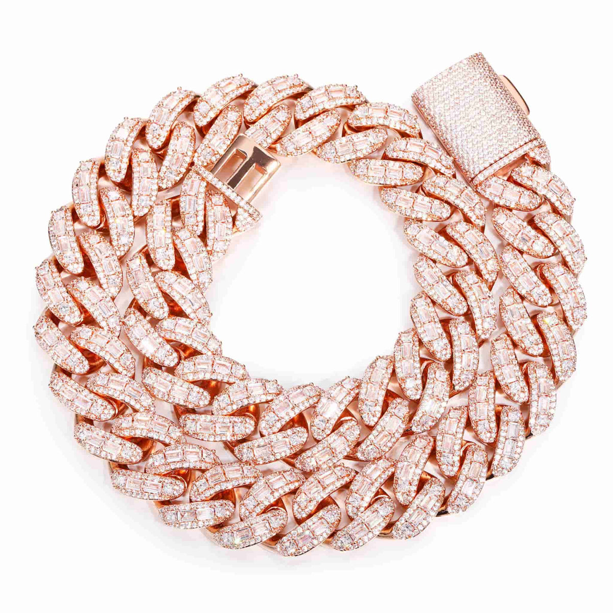 20mm Gold Bubble Cuban Link Chain
