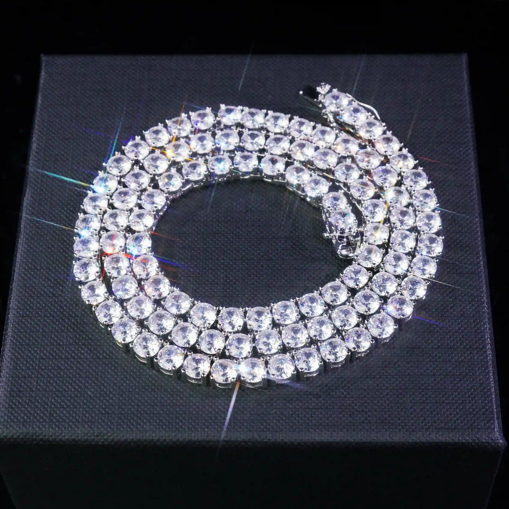 5mm Iced Out Micro Pave Bling Tennis Chain