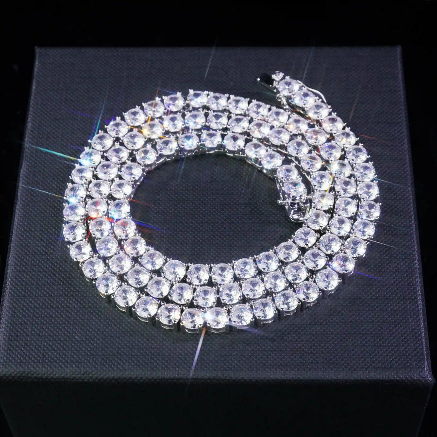 5mm Iced Out Micro Pave Bling Tennis Chain