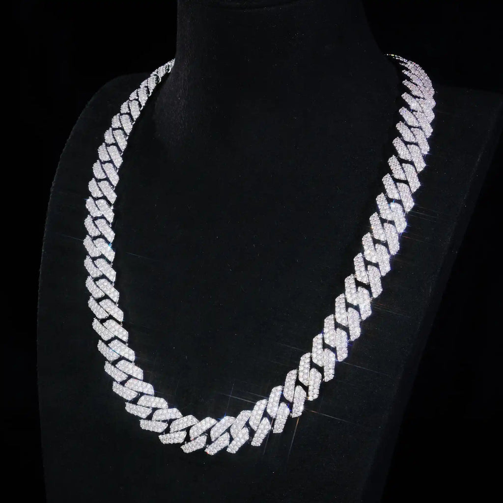 14mm Iced Out CZ Cuban Link Chain
