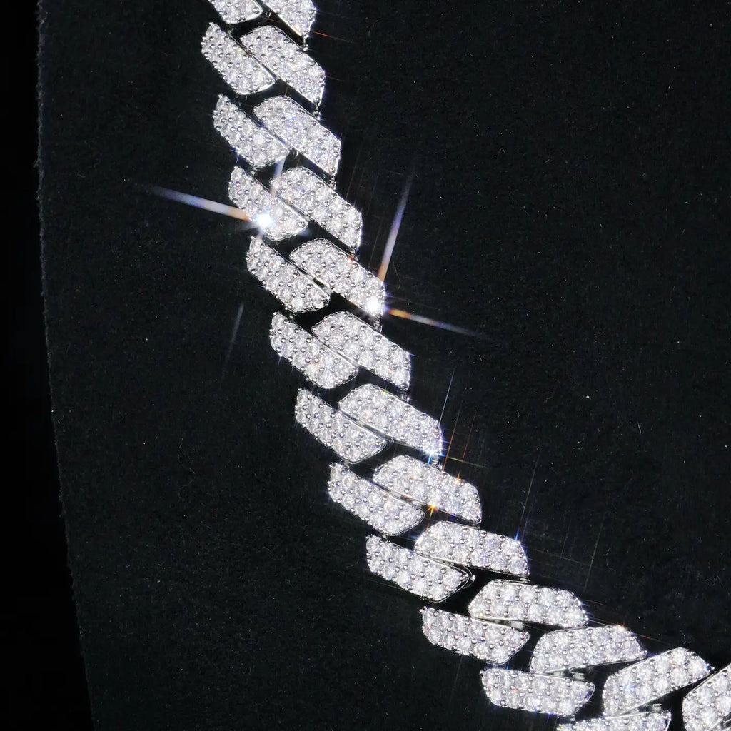 14mm Iced Out CZ Cuban Link Chain