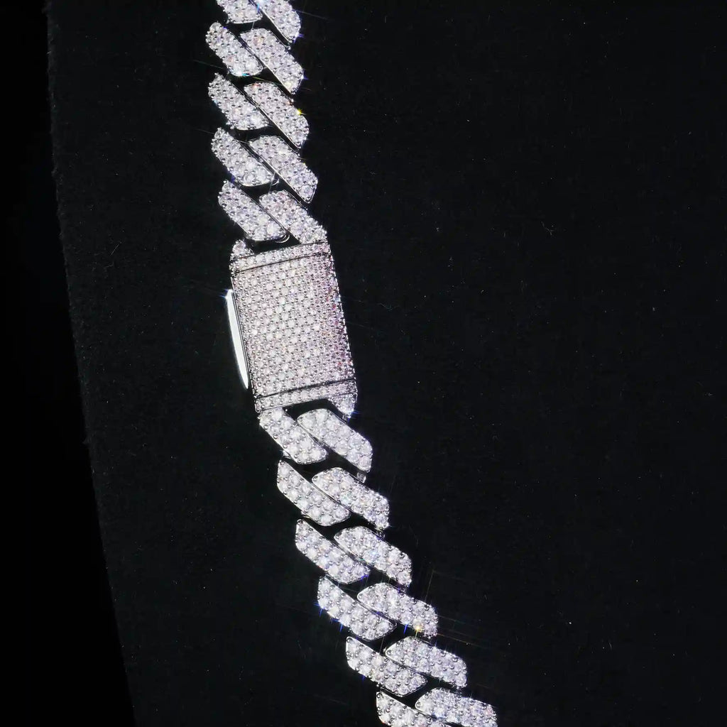 14mm Iced Out CZ Cuban Link Chain