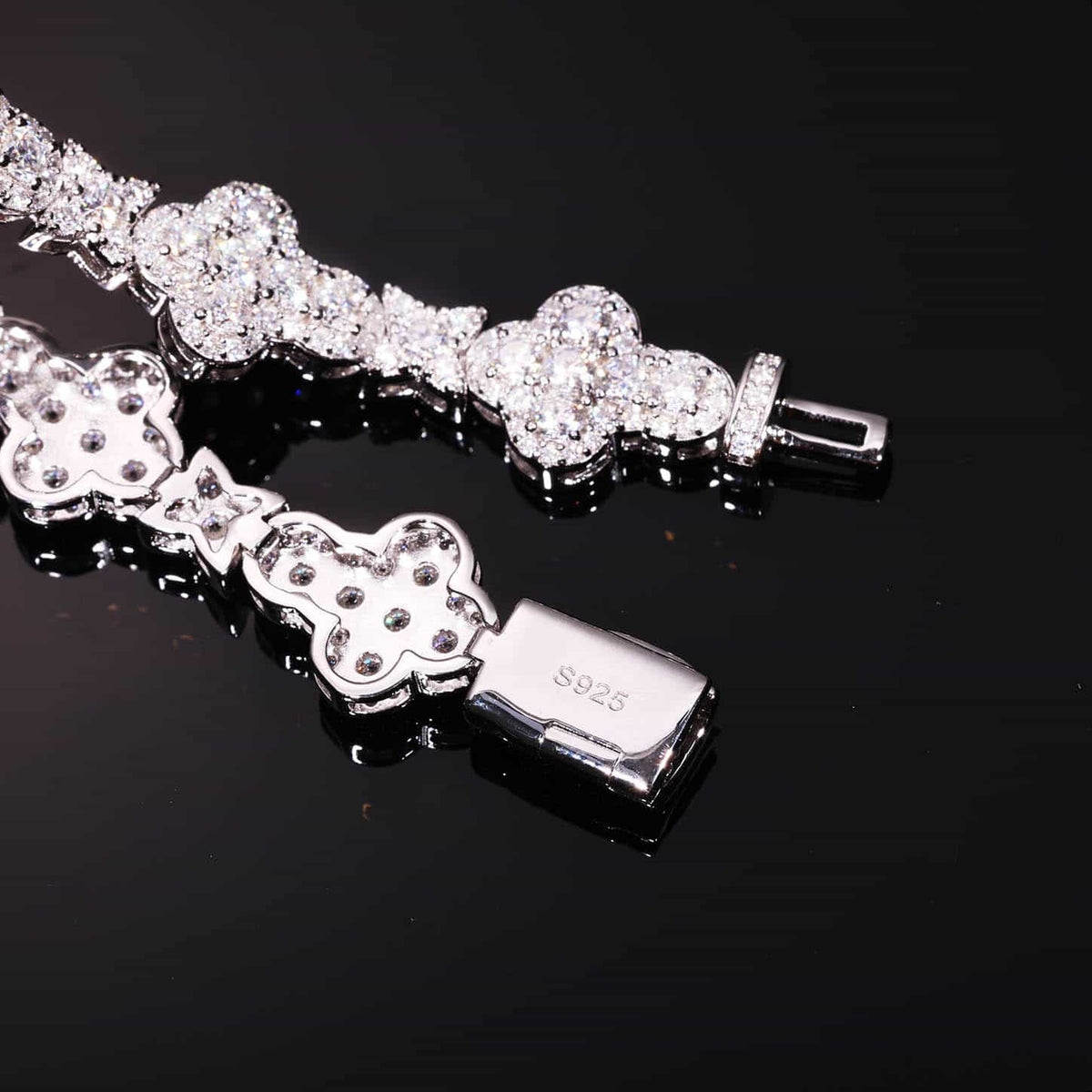 925S & VVS Moissanite Star Cross Bracelet