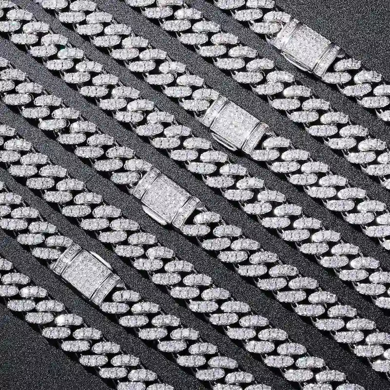 8mm Single-Row Seamless CZ Cuban Link Chain