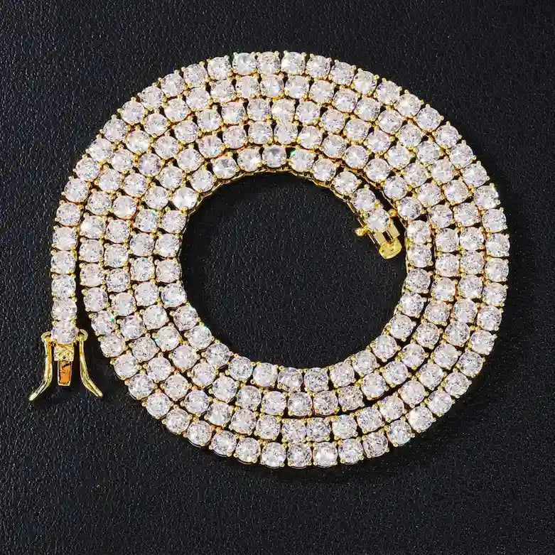 5mm Iced Out Micro Pave Bling Tennis Chain