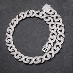 Infinity 15mm T-Cut Iced Cuban Link Chain