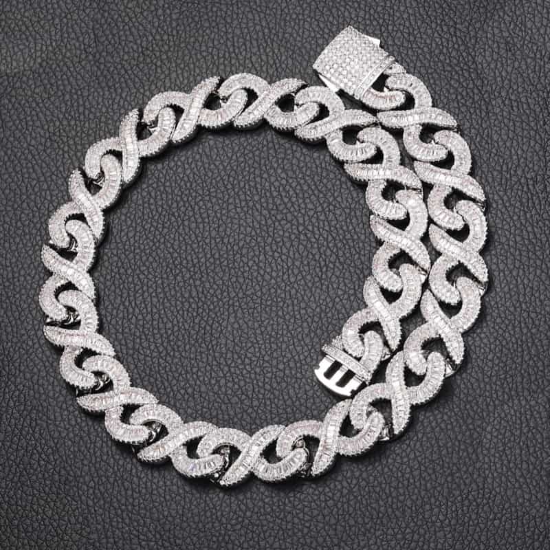 Infinity 15mm T-Cut Iced Cuban Link Chain
