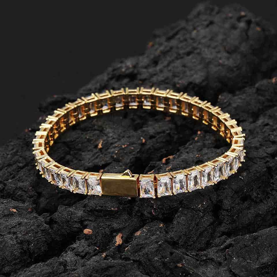 6mm Bling Baguette CZ Tennis Bracelet