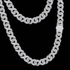 Infinity 15mm T-Cut Iced Cuban Link Chain