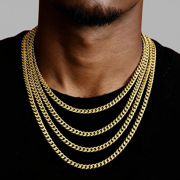 [Gift] 5mm Cuban Link Chian - Available in Gold/Silver Color