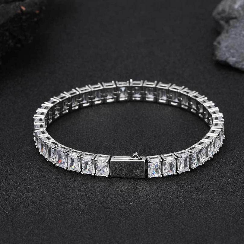 6mm Bling Baguette CZ Tennis Bracelet