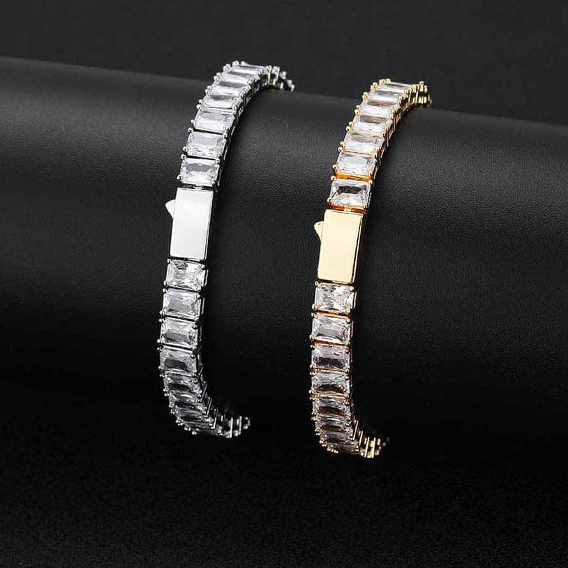 6mm Bling Baguette CZ Tennis Bracelet