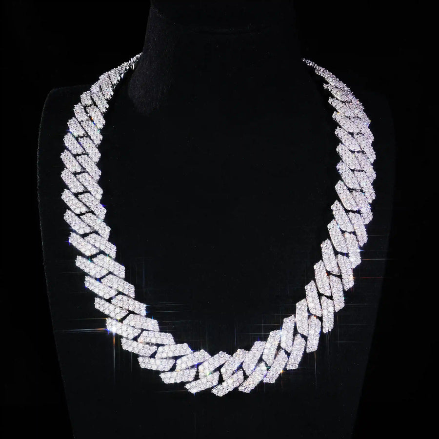 20MM Double Row Cuban Link Chain