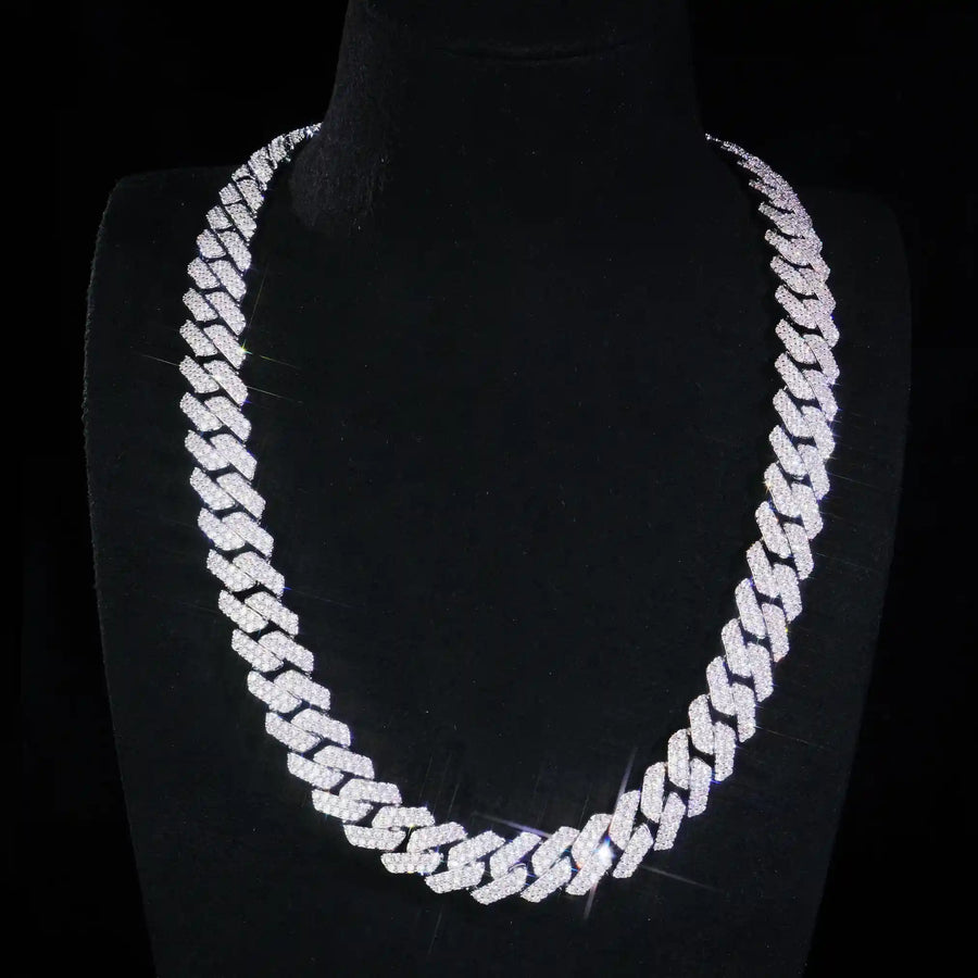 14mm Iced Out CZ Cuban Link Chain